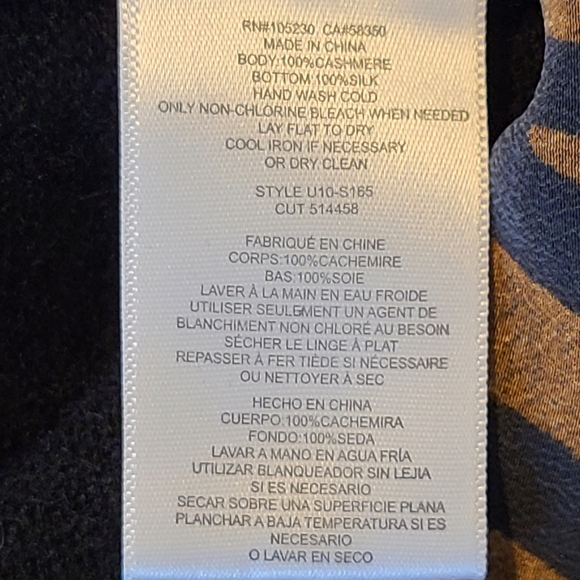 Equipment Femme Shirley M Layered Cashmere/Silk Dress Animal Whimsigoth Mobwife - Picture 14 of 15